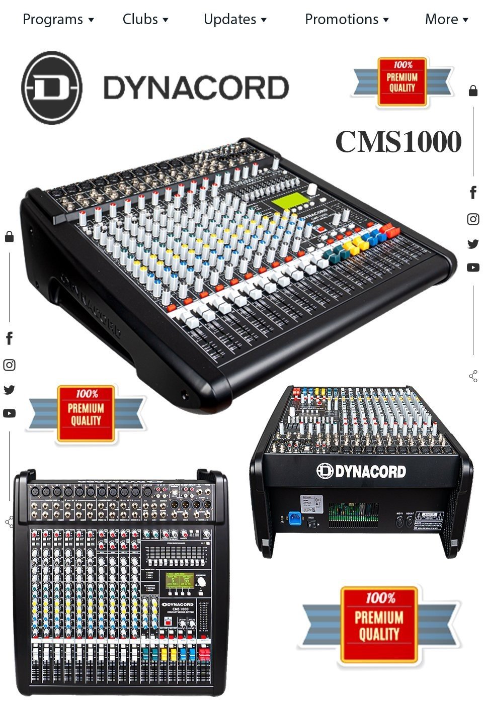 Mixer DYNACOURD CMS1000 LOẠI 1